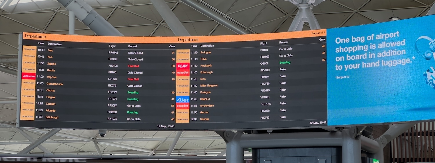 Airport Departure Board