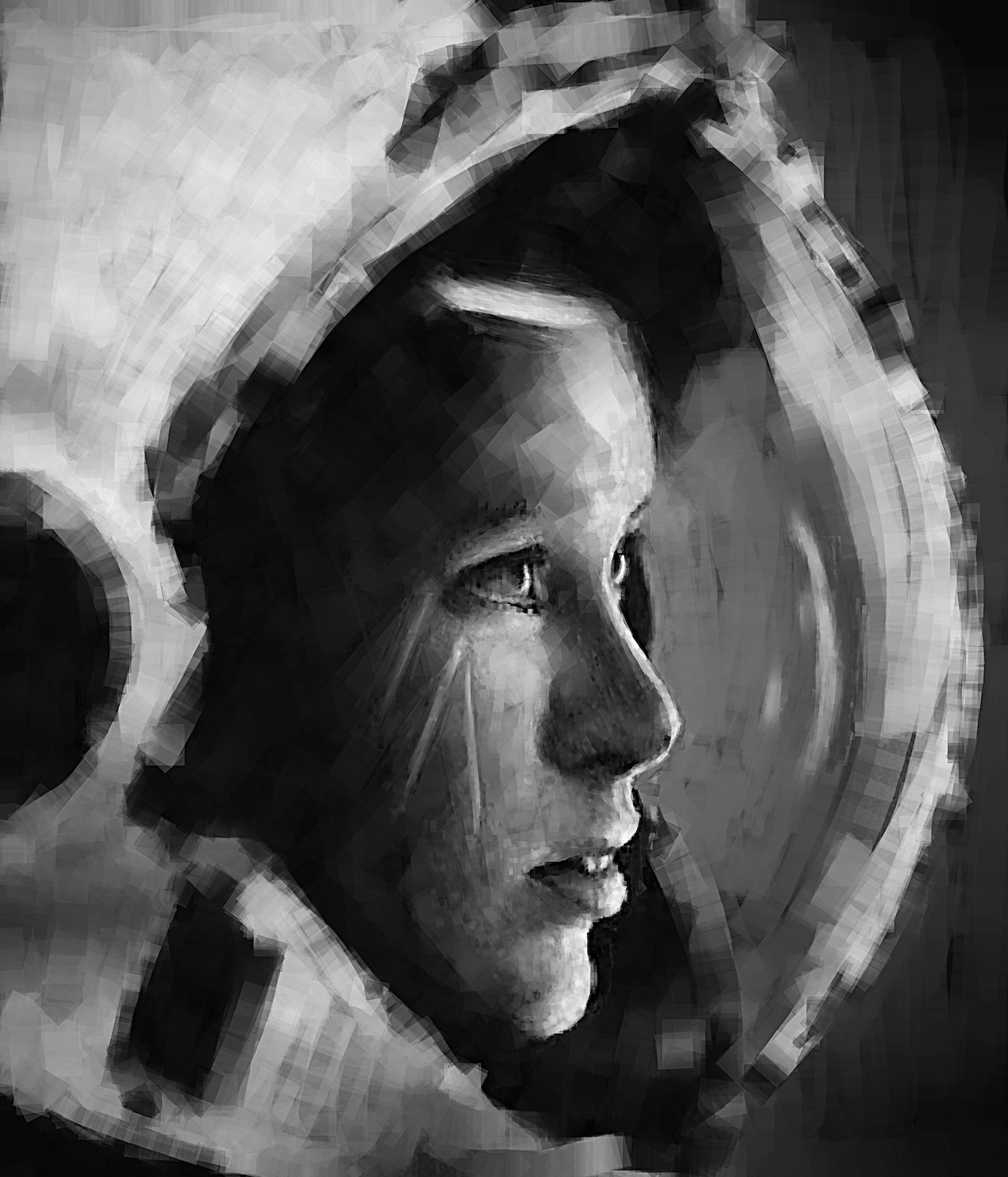 Astronaut Portrait Art