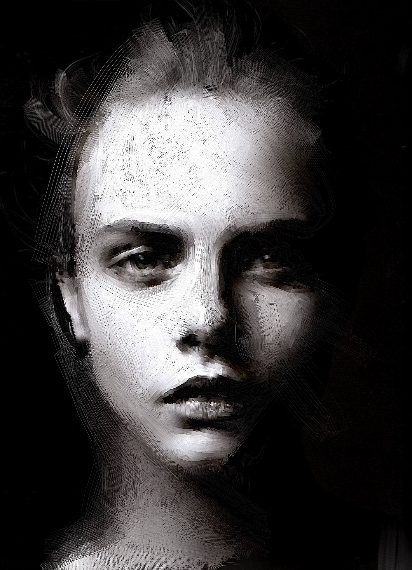 Cara Delevingne Portrait Art