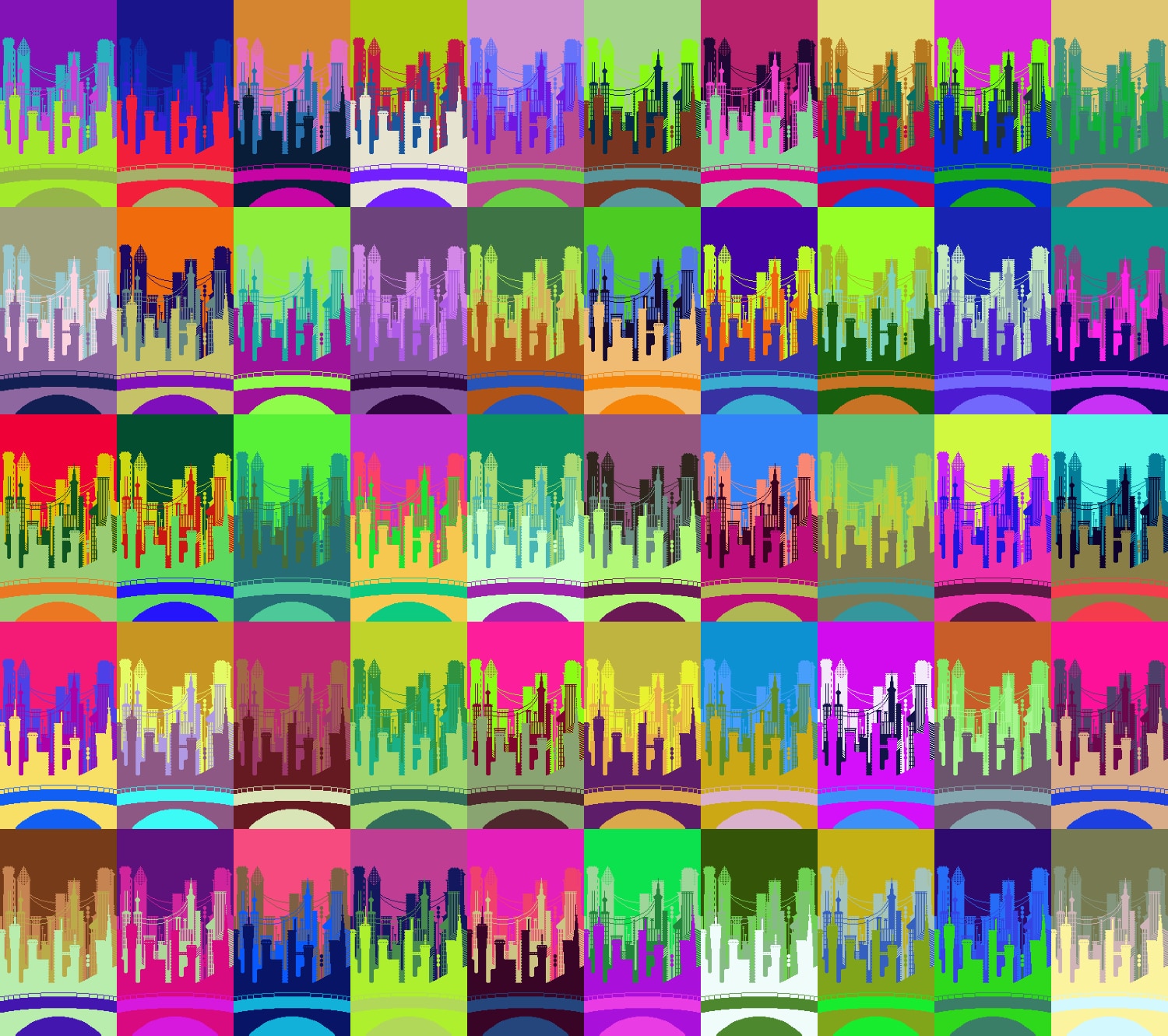 Randomizing the colours to find the right combination