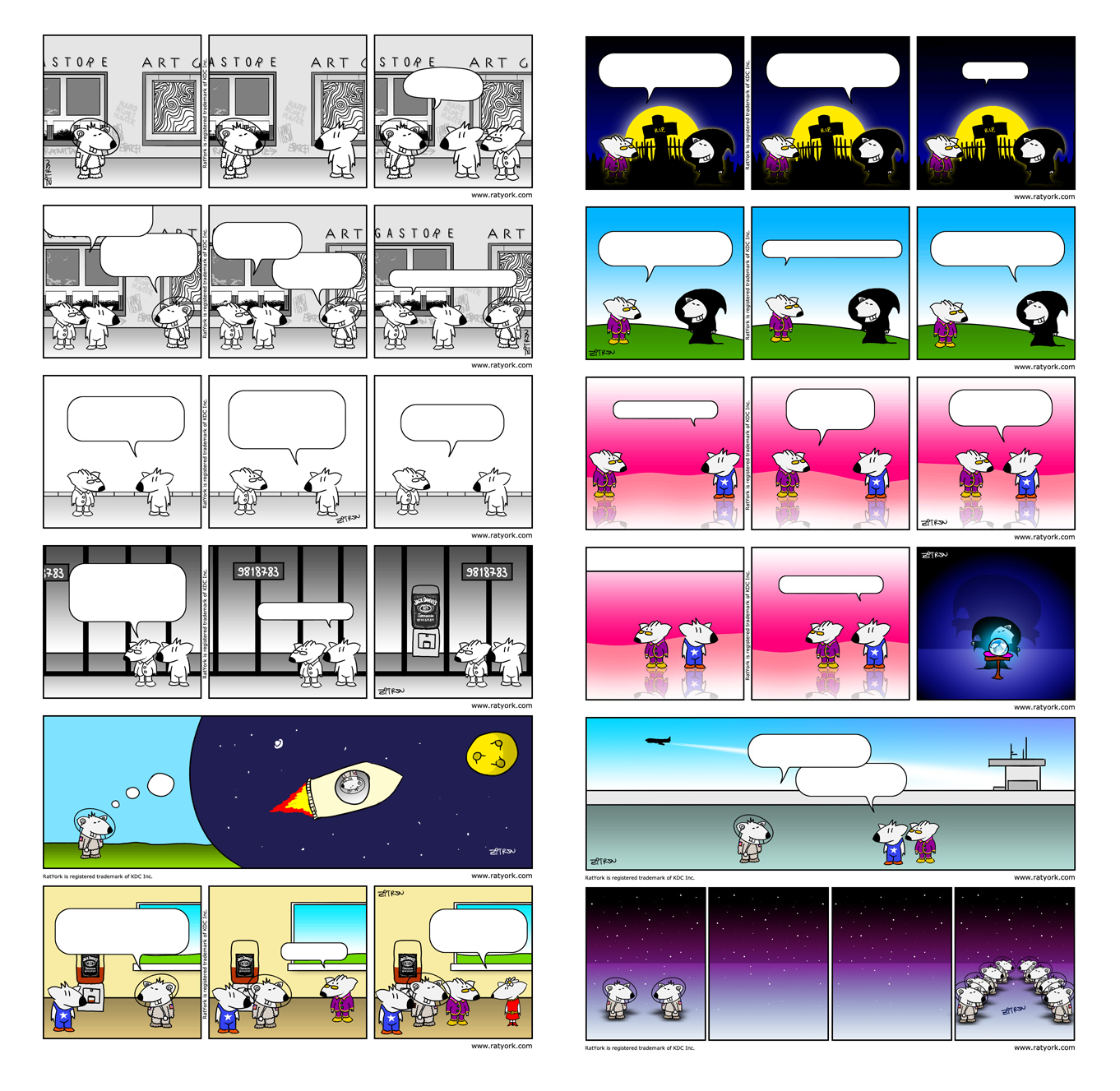 Rat York Comic Strip