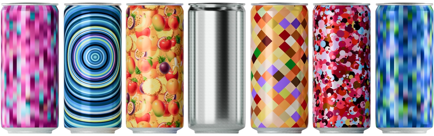 Packaging Design - Tropical Smoothie Cans